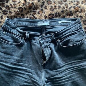 Garage Women's Low-Rise Baggy Black Wash Jeans